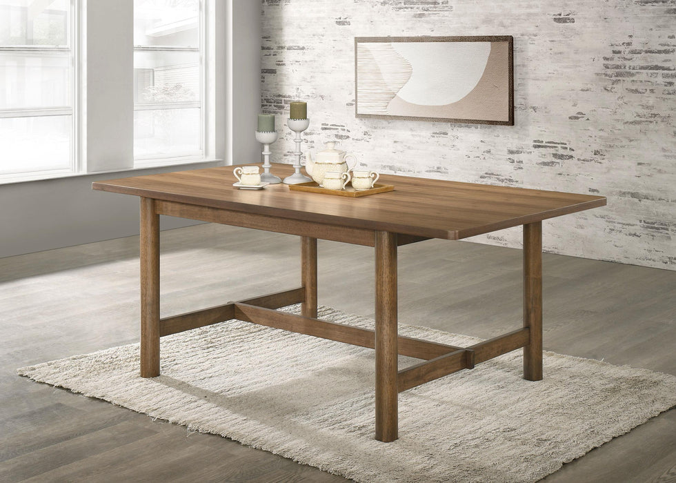 Crestmore 71-inch Rectangular Wood Dining Table Walnut - Furniture Land (Milwaukee, WI)