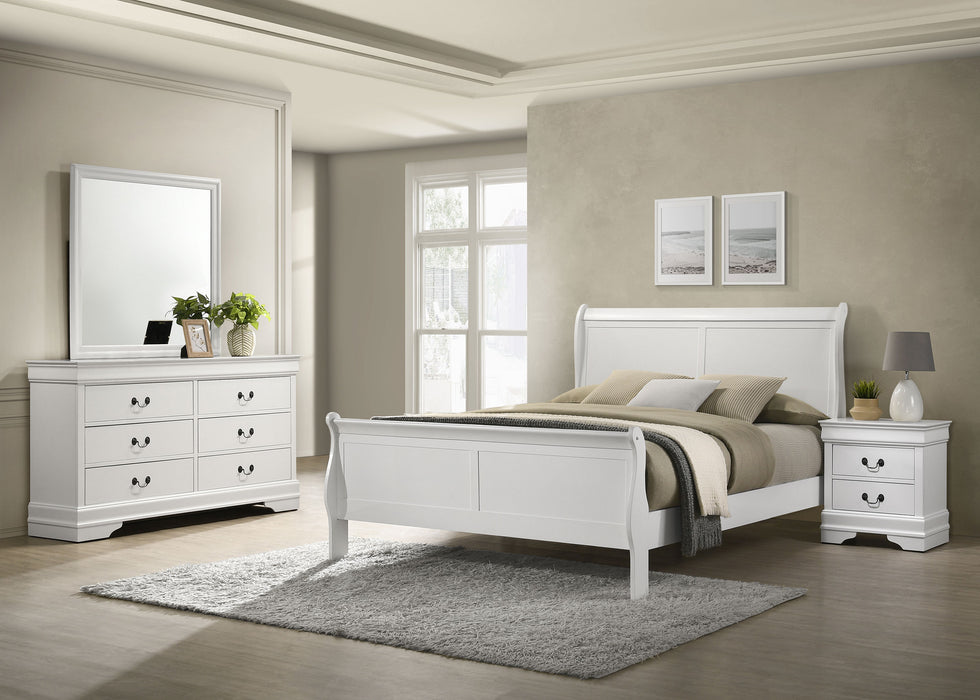 Louis Philippe 4 & 5 Piece Bedroom Set Full, Twin, King, & Queen - Furniture Land (Milwaukee, WI)