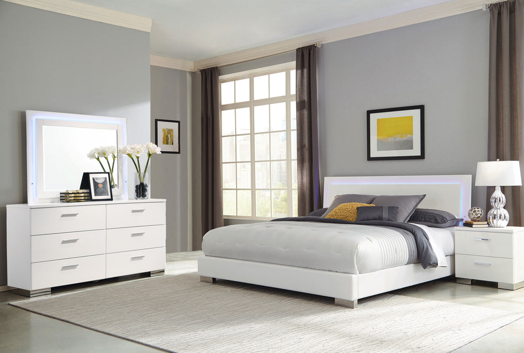 Felicity Bedroom Set White - Furniture Land (Milwaukee, WI)