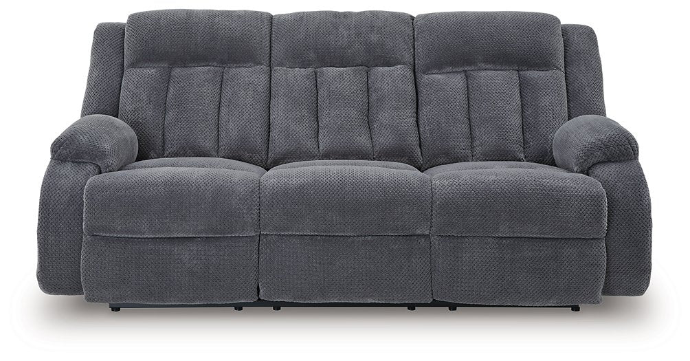 Observation Power Reclining Sofa with Drop Down Table - Furniture Land (Milwaukee, WI)