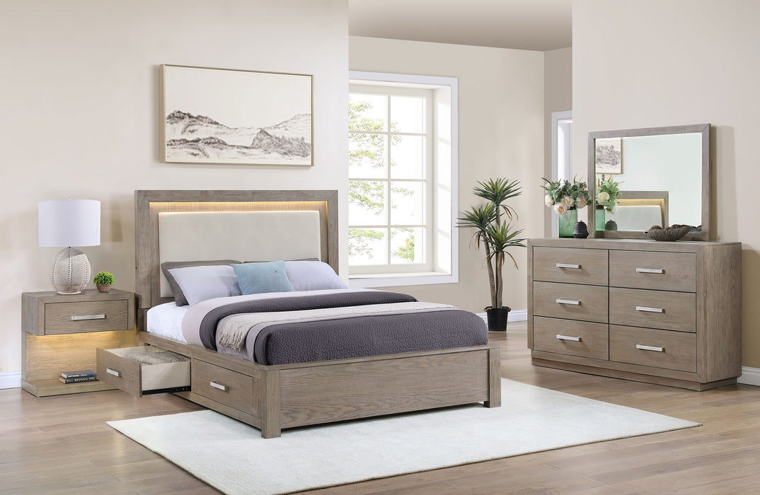 Kenora 4 & 5 Piece Bedroom Set E.King, Queen, & Cal.king - Furniture Land (Milwaukee, WI)