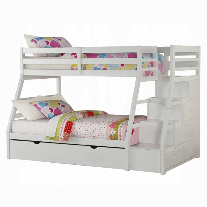Jason Twin-Full Bunk Bed With Trundle and Storage - Furniture Land (Milwaukee, WI)
