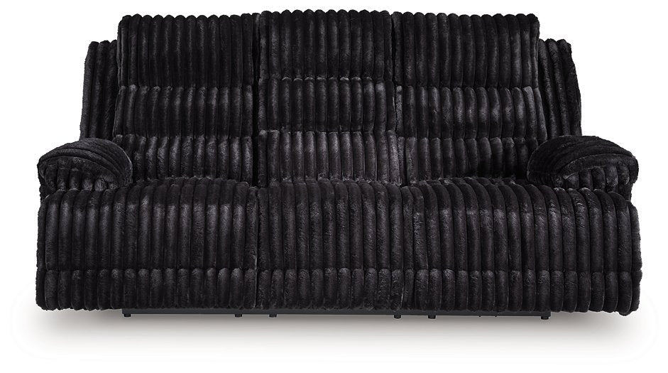 Rhine Falls Power Reclining Sofa with Drop Down Table - Furniture Land (Milwaukee, WI)