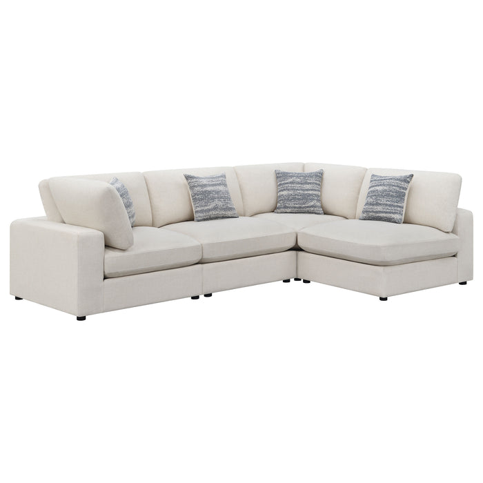 Serene 4 Pc Sectional Beige - Furniture Land (Milwaukee, WI)