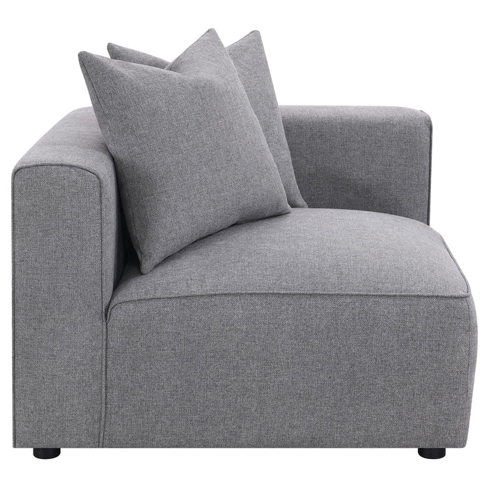 Jennifer Upholstered Corner Chair - Furniture Land (Milwaukee, WI)
