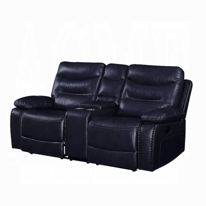 Aashi Motion Loveseat With Console - Furniture Land (Milwaukee, WI)