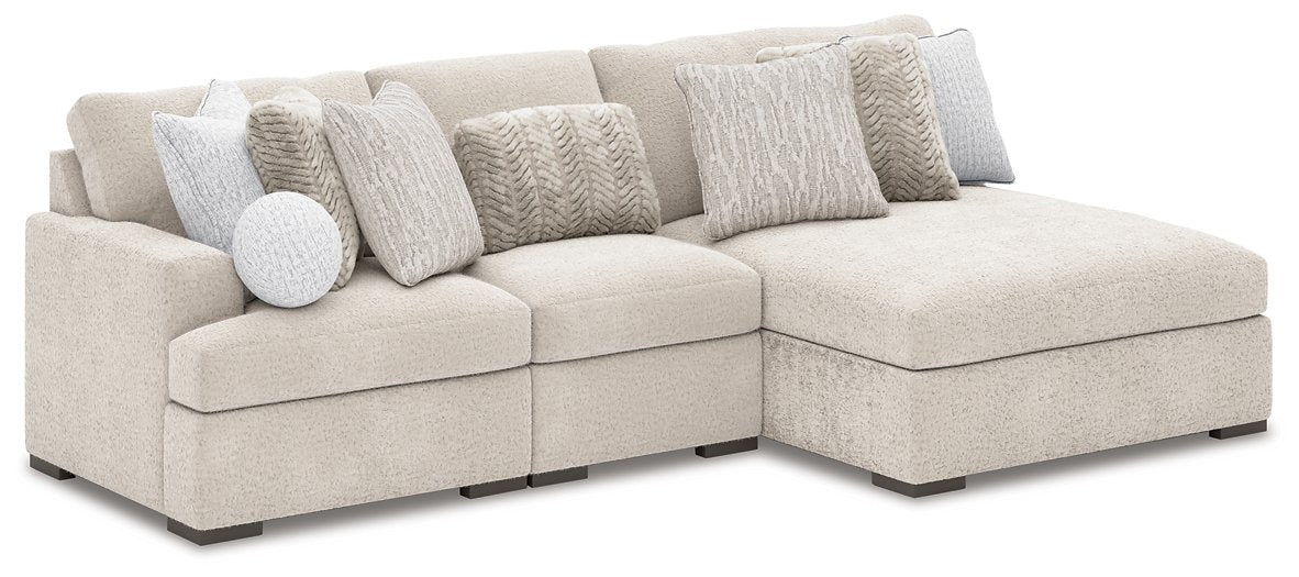 Cuddle Plush Sectional with Chaise - Furniture Land (Milwaukee, WI)