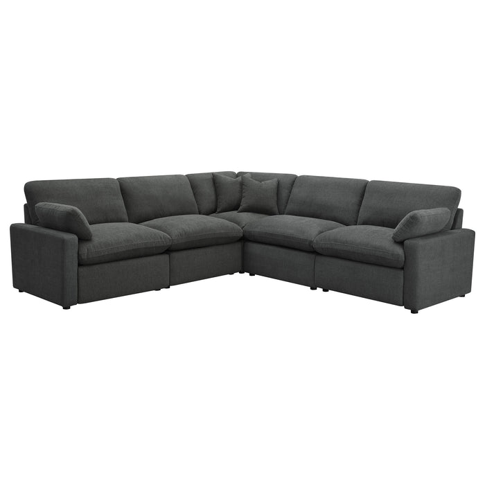 Collins Reclining Sectionals Upholstered - Furniture Land (Milwaukee, WI)