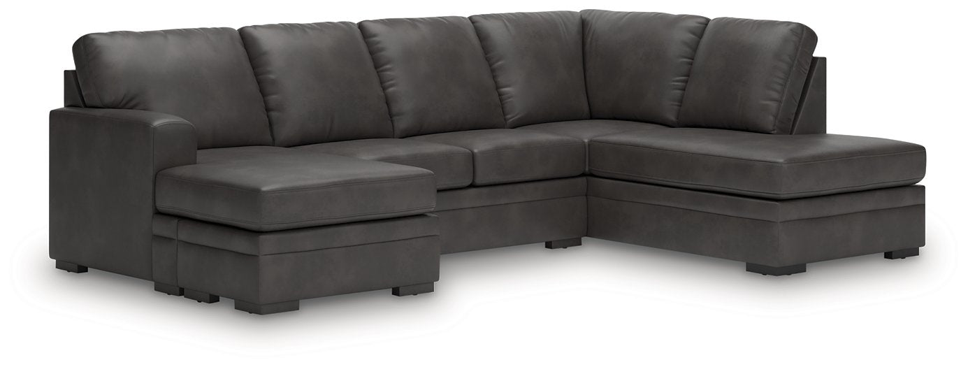 Lofton-Pike Sectional with Chaise - Furniture Land (Milwaukee, WI)
