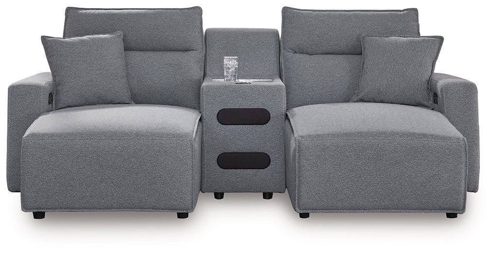 Modmax Power Reclining Sectional with Chaise - Furniture Land (Milwaukee, WI)