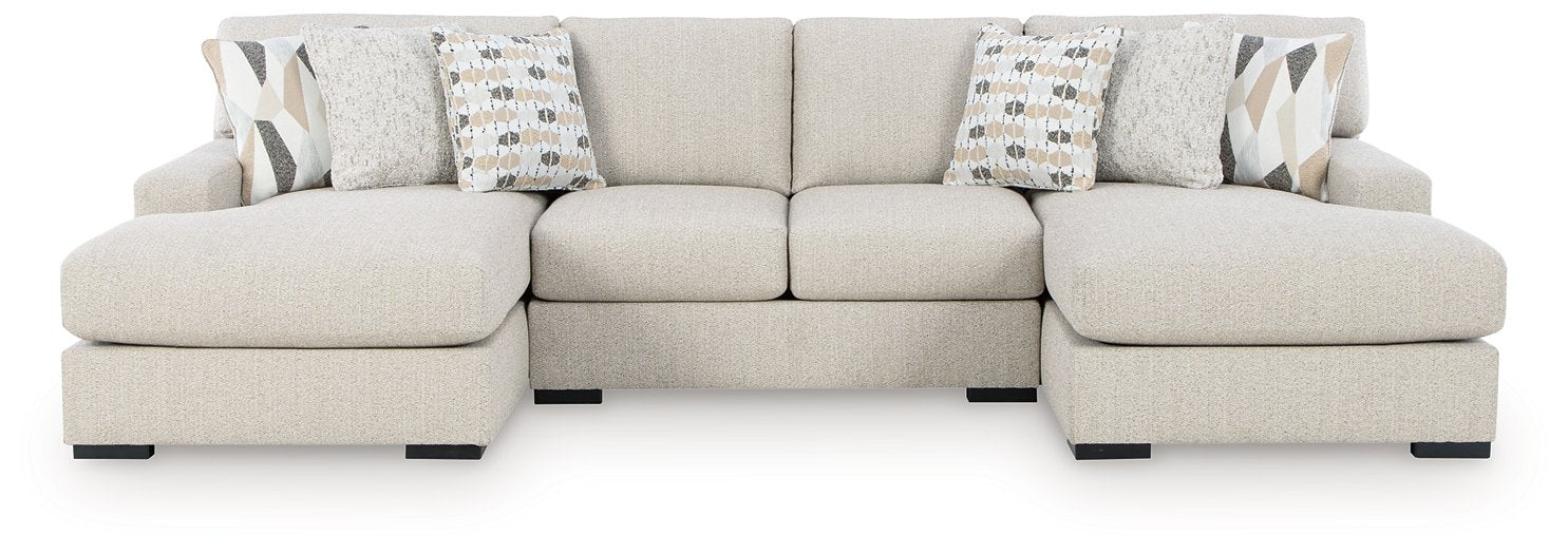 Laurelgrove Double Chaise Sectional - Furniture Land (Milwaukee, WI)