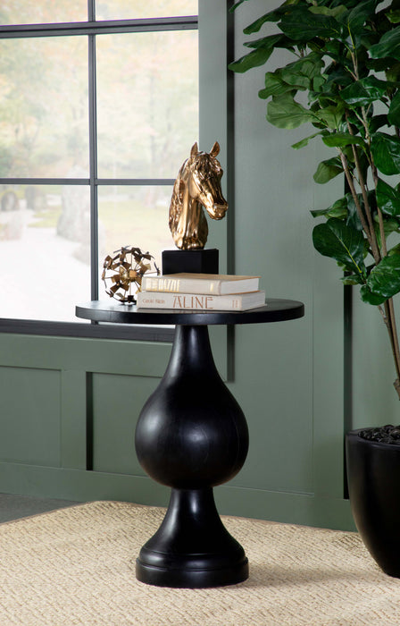Dianella Round Pedestal Accent Table - Furniture Land (Milwaukee, WI)