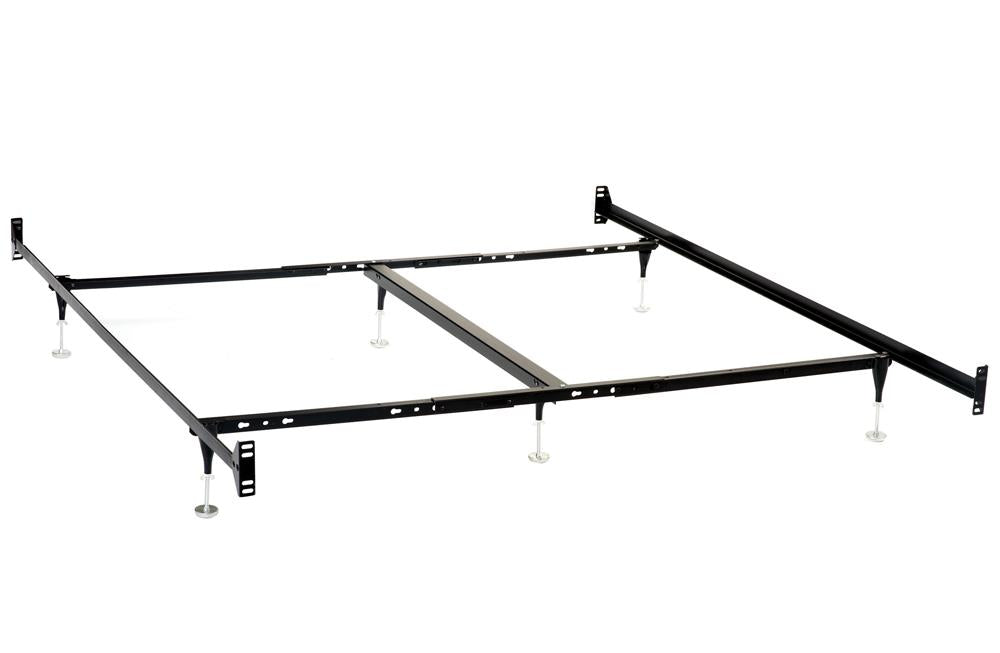 Esme California King, E.King, Queen, Twin Over Full Bed Frame Black - Furniture Land (Milwaukee, WI)