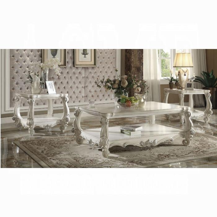 Versailles Bone White Coffee Table - Furniture Land (Milwaukee, WI)