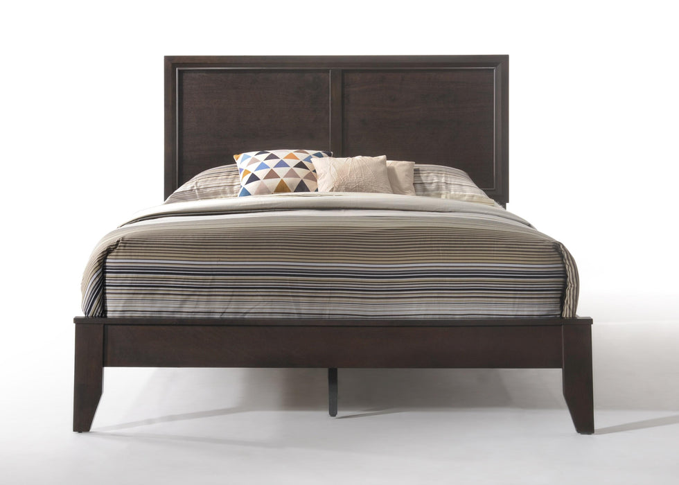 Madison Espresso Eastern King Bed - Furniture Land (Milwaukee, WI)