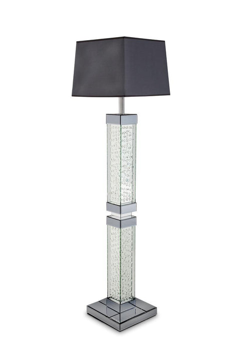 Montreal Slender Table Floor Lamp w/Crystal Accents - Furniture Land (Milwaukee, WI)