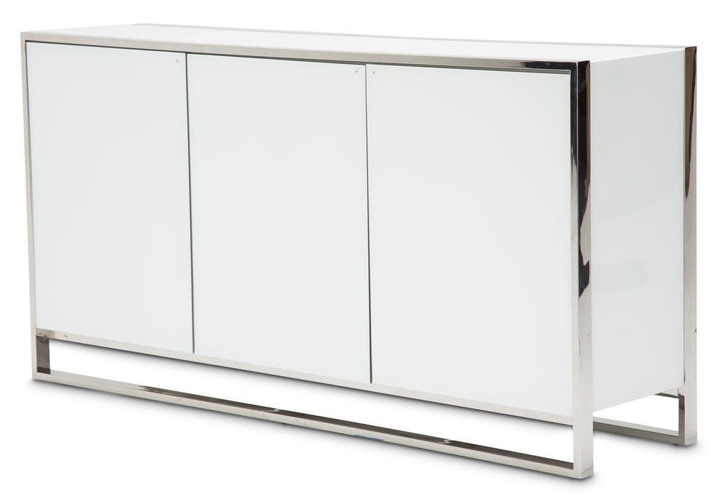 State St Sideboard in Glossy White - Furniture Land (Milwaukee, WI)