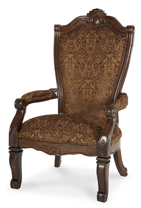 Windsor Court Arm Chair in Vintage Fruitwood (Set of 2) - Furniture Land (Milwaukee, WI)