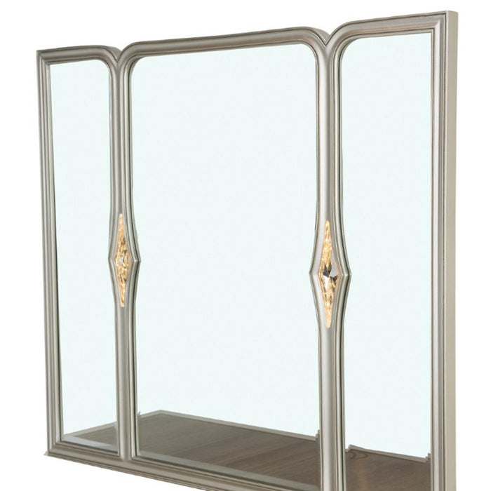 Camden Court Vanity Mirror in Pearl - Furniture Land (Milwaukee, WI)