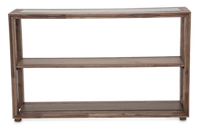 Hudson Ferry Console Table in Driftwood - Furniture Land (Milwaukee, WI)