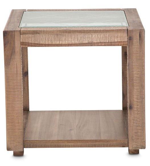 Hudson Ferry End Table in Driftwood - Furniture Land (Milwaukee, WI)