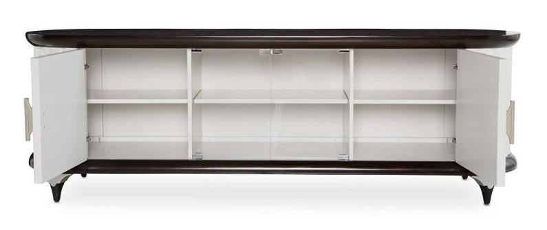 Paris Chic Media Cabinet in Espresso - Furniture Land (Milwaukee, WI)