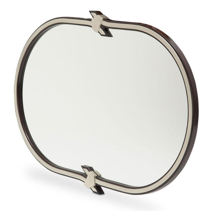 Paris Chic Wall Mirror in Espresso - Furniture Land (Milwaukee, WI)