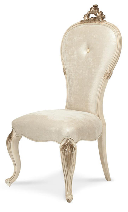 Platine de Royale Side Chair in Champagne (Set of 2) - Furniture Land (Milwaukee, WI)