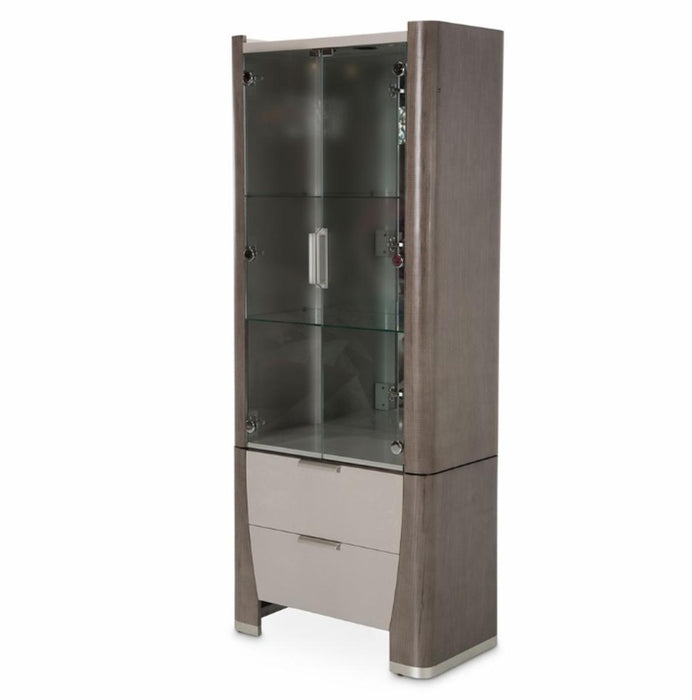 Roxbury Park Display Cabinet in Slate - Furniture Land (Milwaukee, WI)