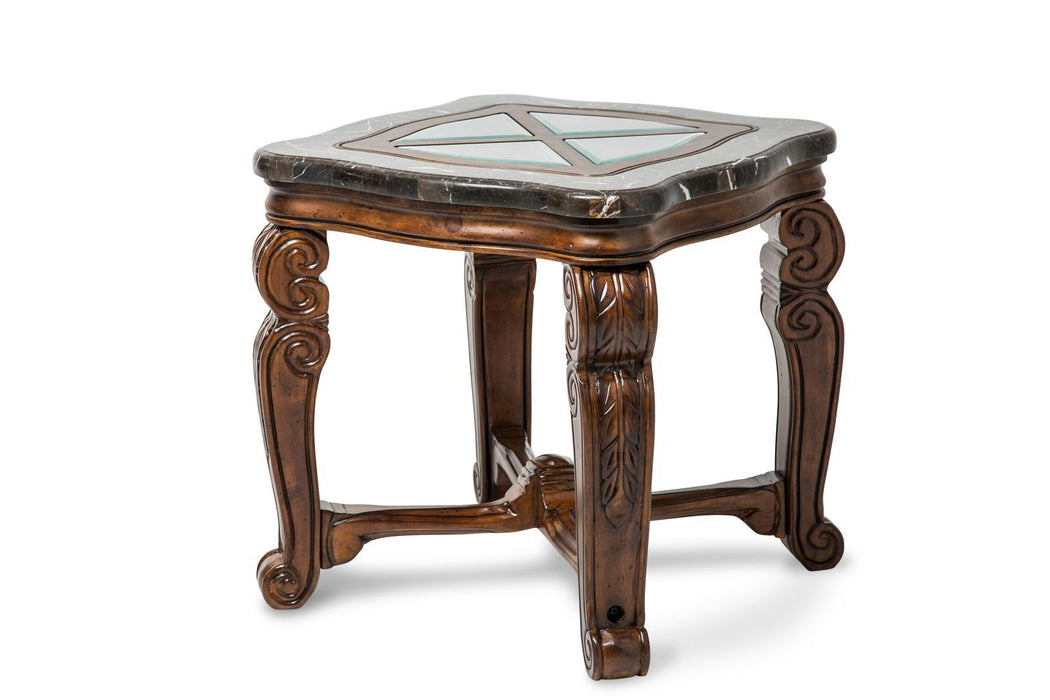 Tuscano Melange End Table in Melange - Furniture Land (Milwaukee, WI)