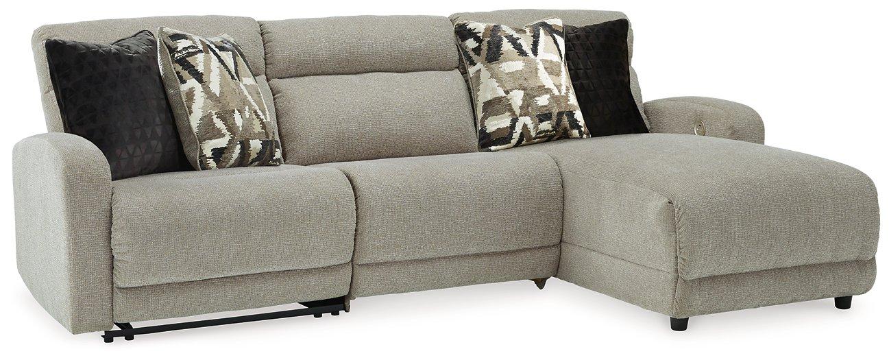 Colleyville Power Reclining Sectional with Chaise - Furniture Land (Milwaukee, WI)