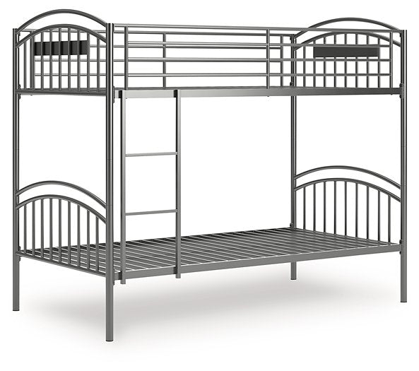 Lanceburg Bunk Bed with Ladder - Furniture Land (Milwaukee, WI)