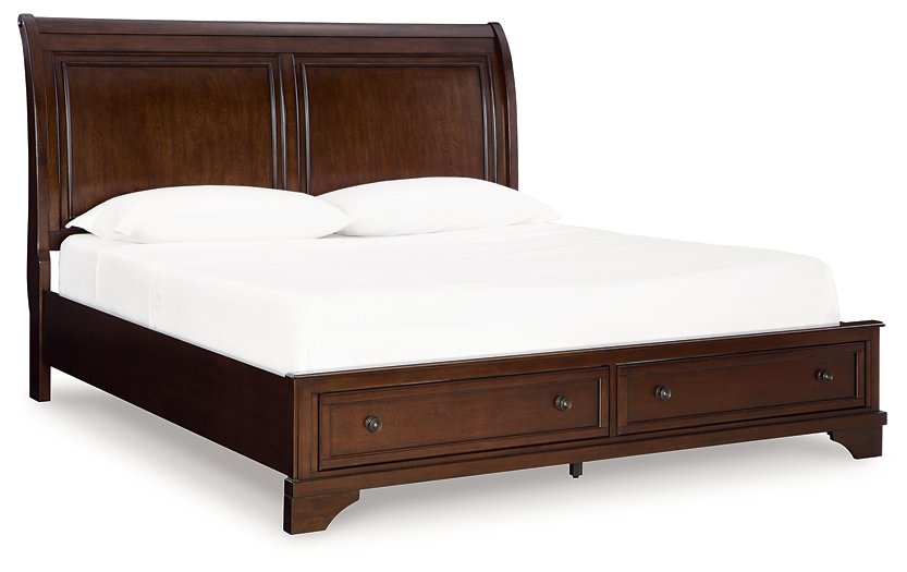 Trellington Sleigh Storage Bed - Furniture Land (Milwaukee, WI)