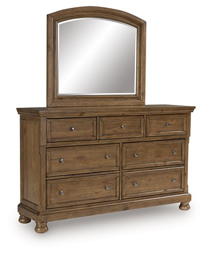 Feddinger Dresser and Mirror - Furniture Land (Milwaukee, WI)