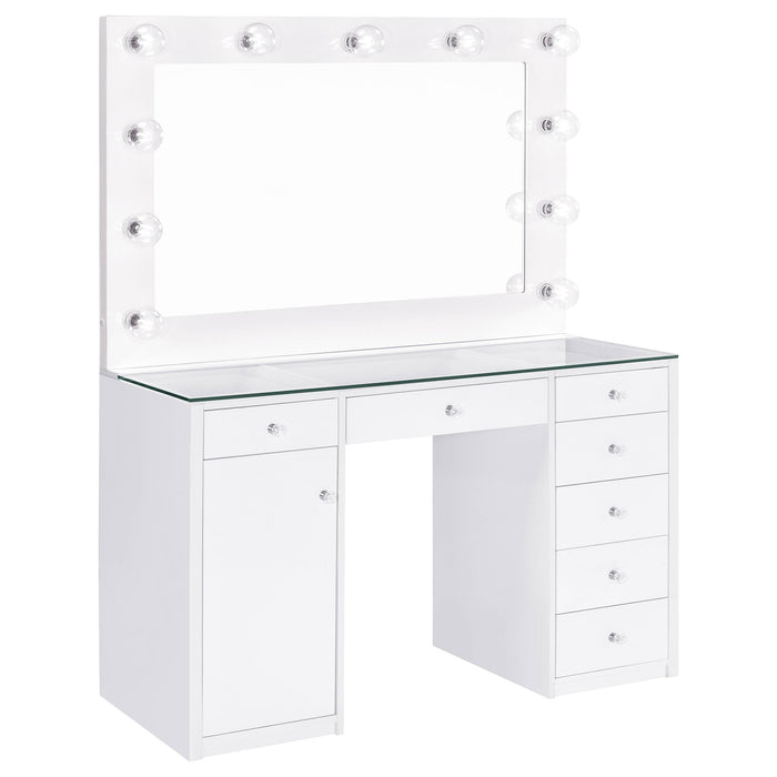 Acena Vanity Table and Mirror - Furniture Land (Milwaukee, WI)