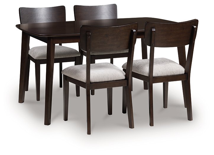 Mallenette Dining Table and 4 Chairs (Set of 5) - Furniture Land (Milwaukee, WI)