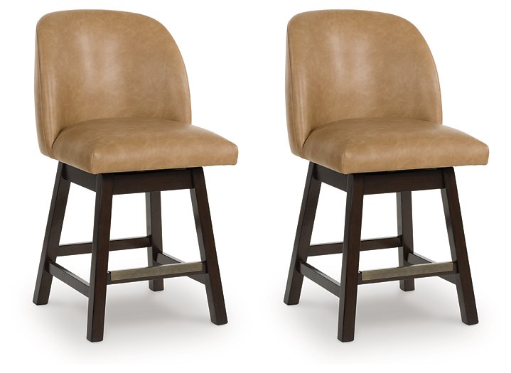 Neymorton Counter Height Barstool (Set of 2) - Furniture Land (Milwaukee, WI)