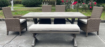 Laguna Heights Outdoor Dining Table - Furniture Land (Milwaukee, WI)