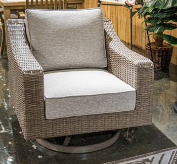 Laguna Heights Swivel Lounge with Cushion - Furniture Land (Milwaukee, WI)