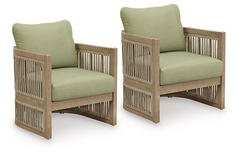 Serena Shores Outdoor Lounge Chair (Set of 2) - Furniture Land (Milwaukee, WI)