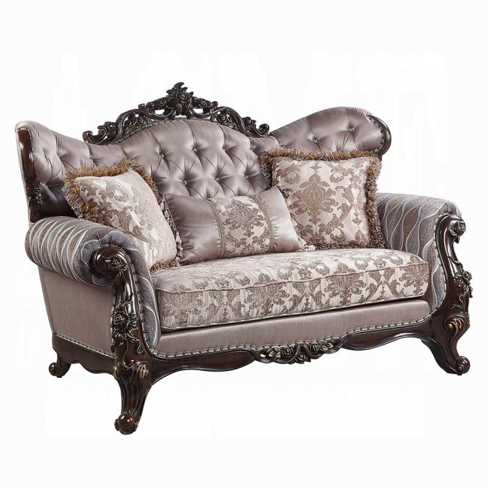 Benbek Loveseat With 3 Pillows - Furniture Land (Milwaukee, WI)