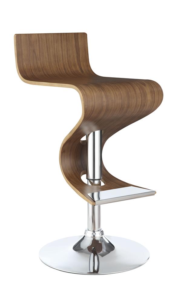 Walnut / Chrome