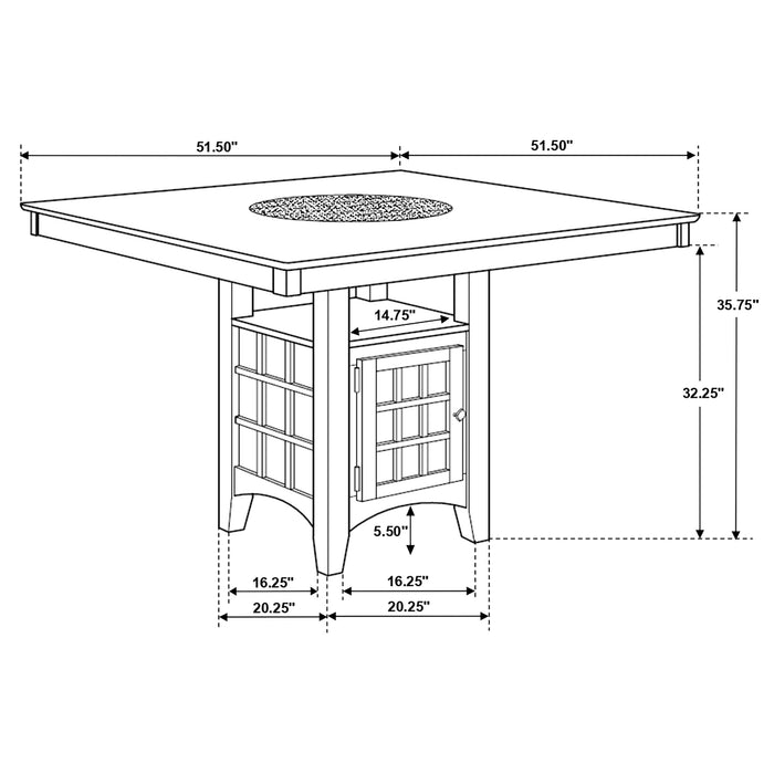 Gabriel Counter Height Dining Sets - Furniture Land (Milwaukee, WI)