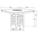 Gabriel Counter Height Dining Sets - Furniture Land (Milwaukee, WI)