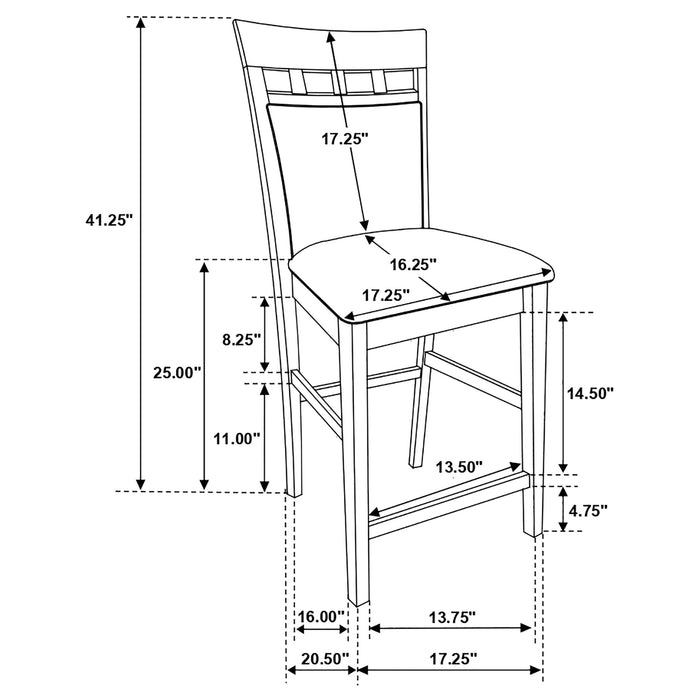 Gabriel Counter Height Dining Sets - Furniture Land (Milwaukee, WI)
