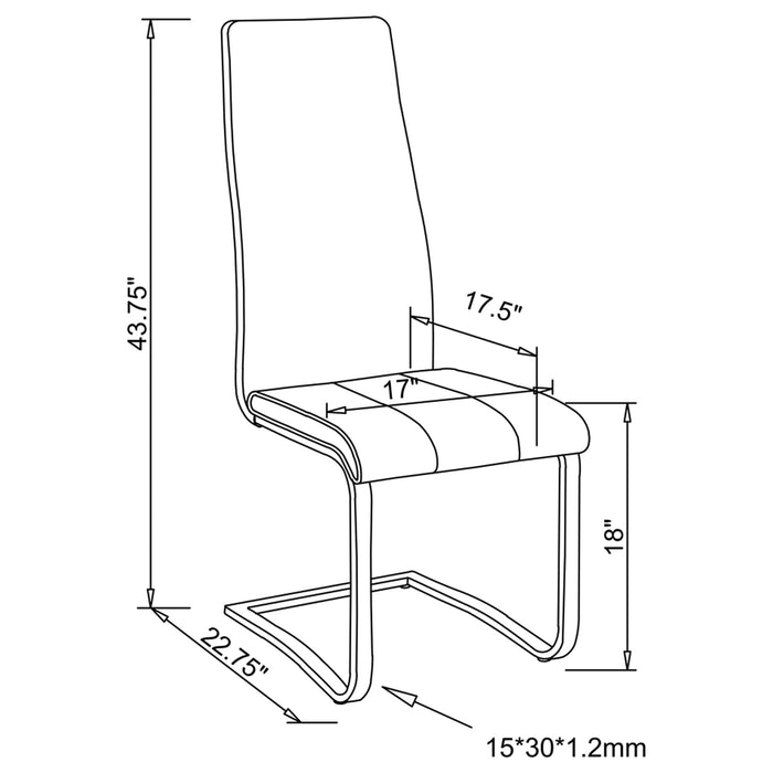 Montclair Side Chairs - Furniture Land (Milwaukee, WI)