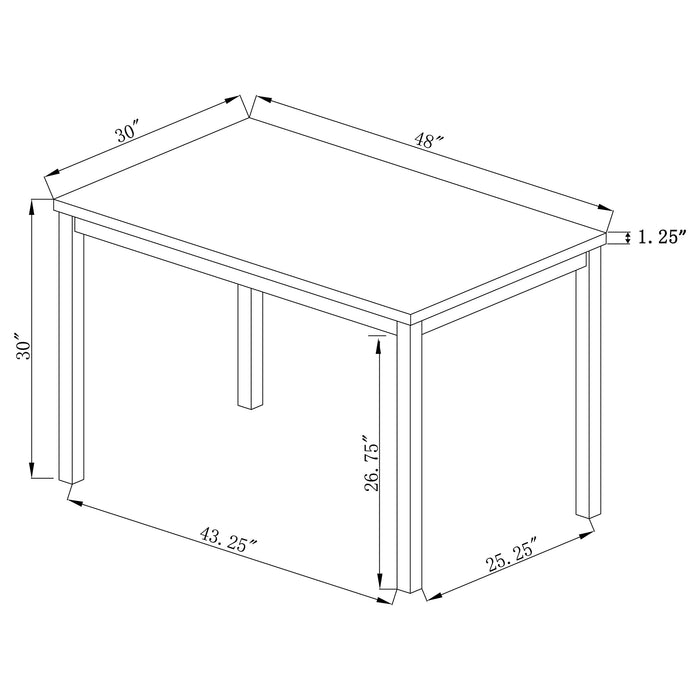 Garza 5 Pc Dining Sets - Furniture Land (Milwaukee, WI)