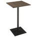 Cavalier 3-piece Square Bar Table Set Dark Elm and Black - Furniture Land (Milwaukee, WI)