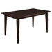 Gabriel 5-piece Rectangular 59-inch Closed Back Dining Set Cappuccino - Furniture Land (Milwaukee, WI)