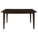 Gabriel 5-piece Rectangular 59-inch Closed Back Dining Set Cappuccino - Furniture Land (Milwaukee, WI)